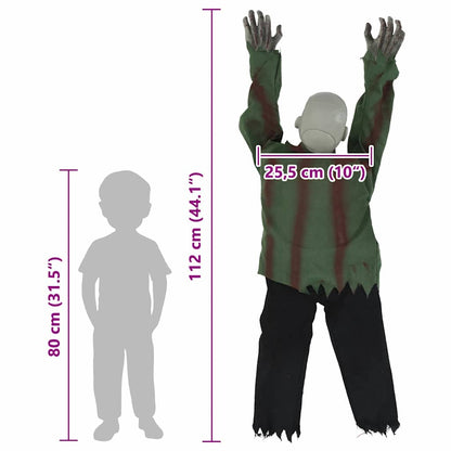 Halloween decoratie zombie SPOOKA Groen 110 x 50 x 21 cm