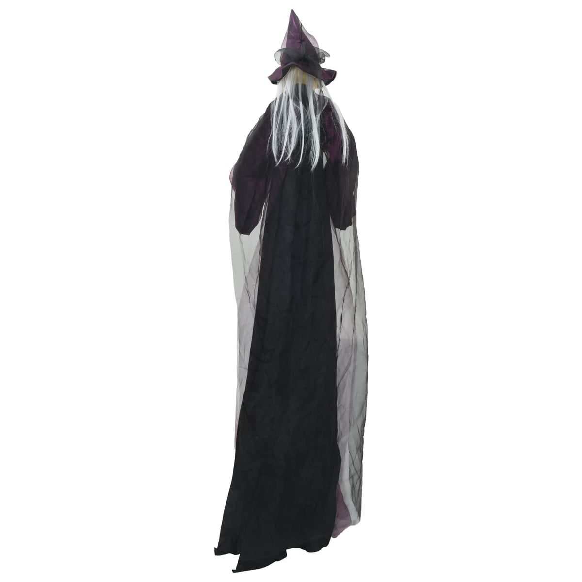 Hangende Halloween-pratende heks Paars 216 x 125 cm Polyester
