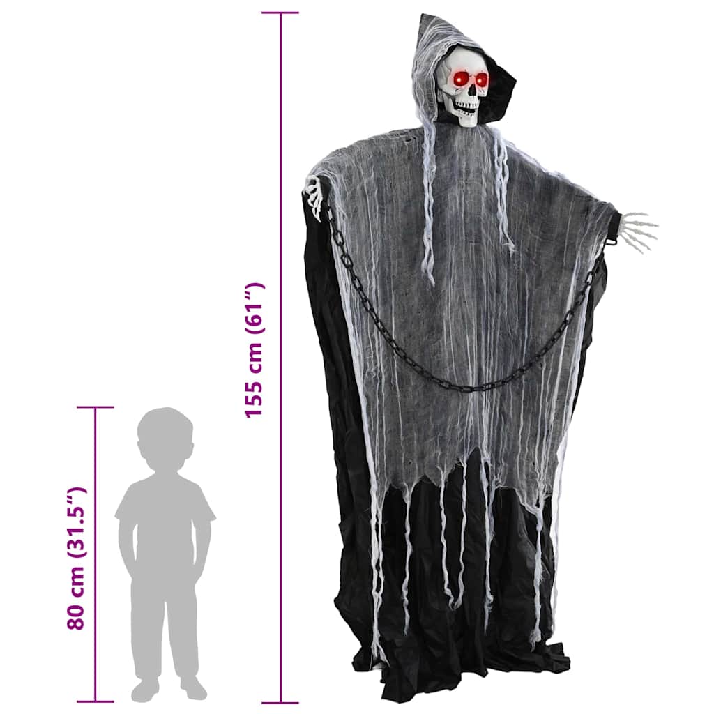 Halloween Grim Reaper Zwart 60 x 60 x 155 cm Polyester
