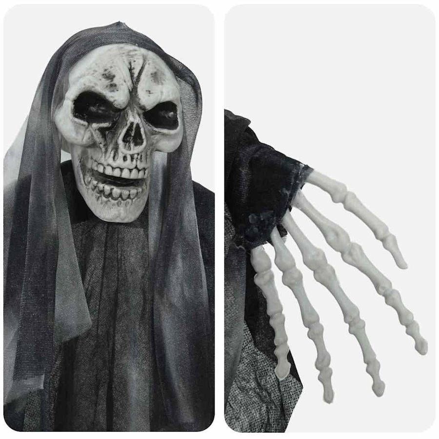 Halloween Hangende Spook 3 pcs Zwart 66 x 110 cm Polyester