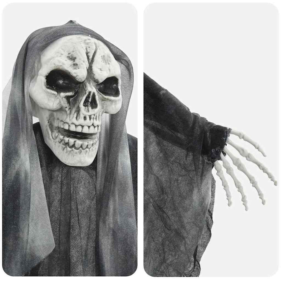 Halloween Hangende Spook 3 pcs Zwart 66 x 110 cm Polyester