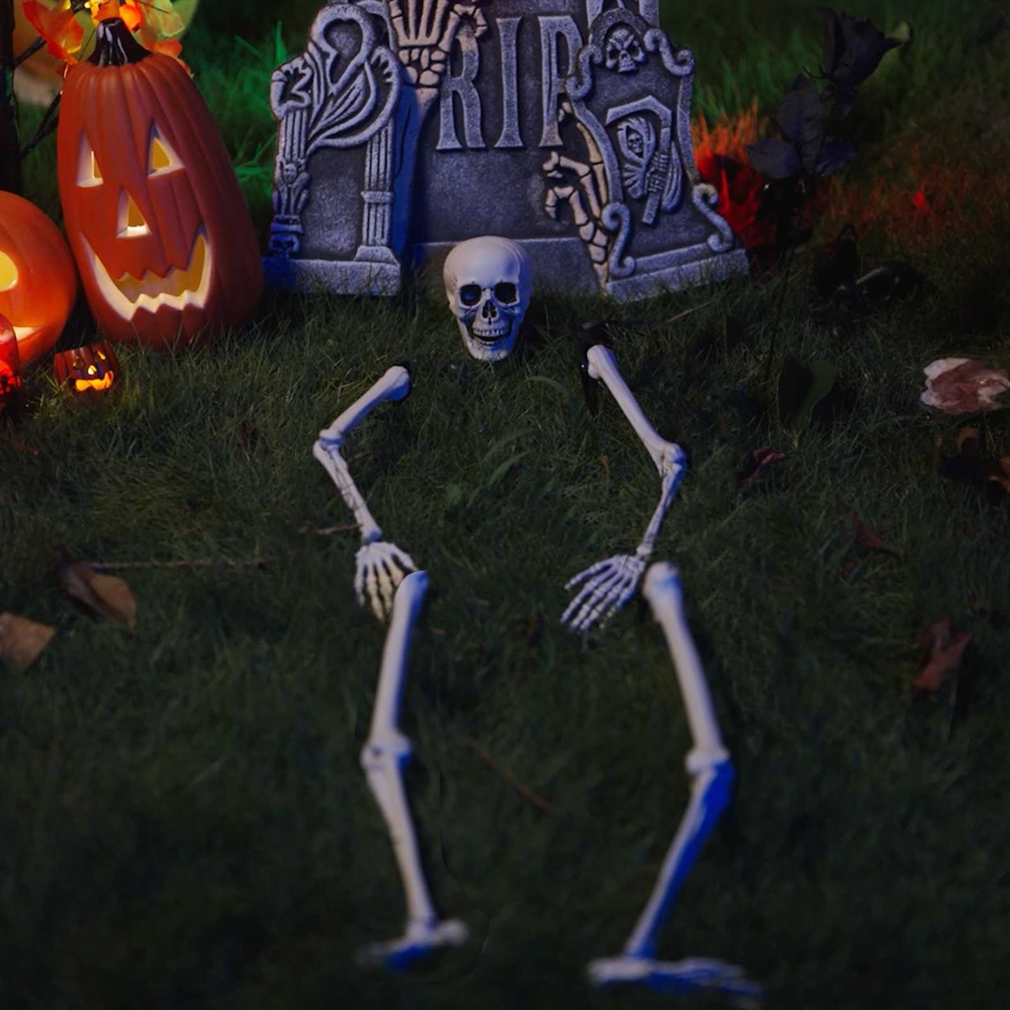 Halloween Skelet Wit 45,5 x 13 cm Kunststof