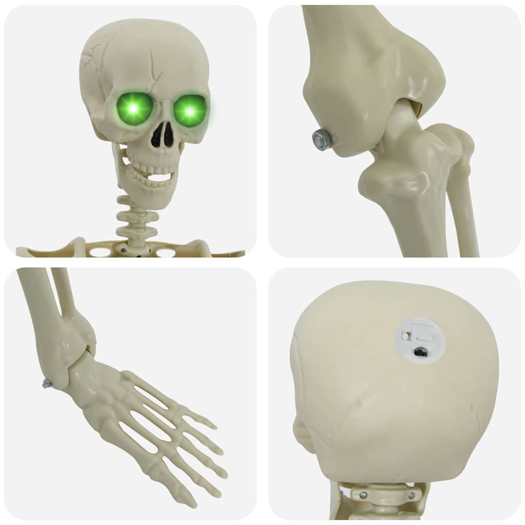 Halloween Skelet Wit 155 x 38.5 cm Kunststof