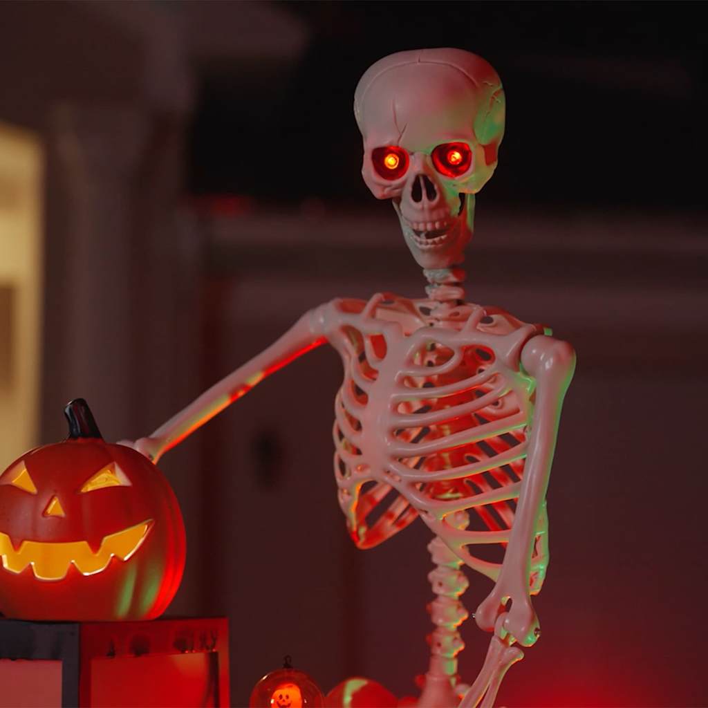 Halloween Skelet Wit 155 x 38.5 cm Kunststof