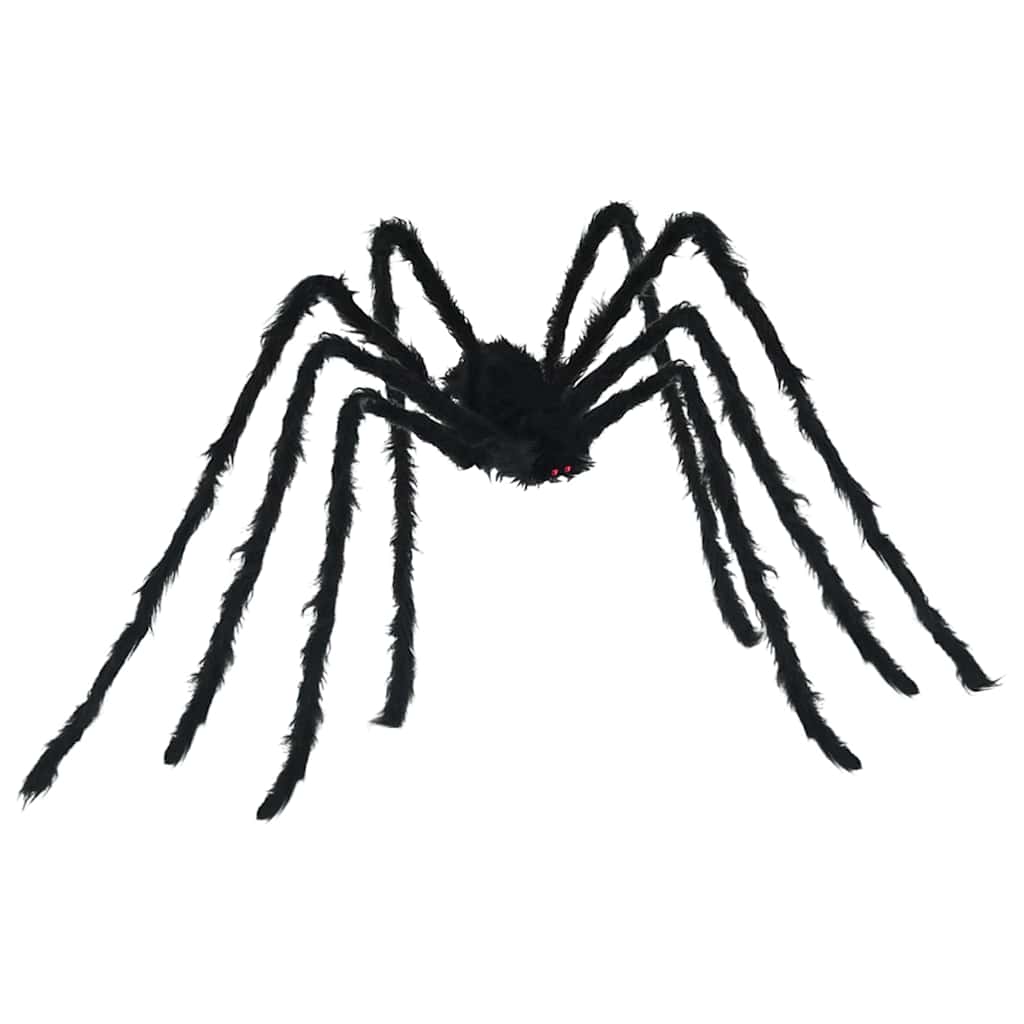 Halloween Spin Decoratie 3 pcs Zwart 200 cm Polyester en staal