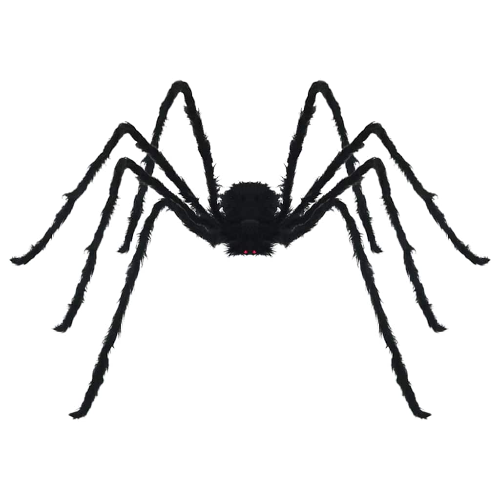 Halloween Spin Decoratie 3 pcs Zwart 200 cm Polyester en staal
