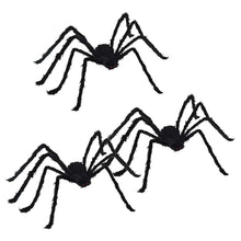 Halloween Spin Decoratie 3 pcs Zwart 150 cm Polyester en staal