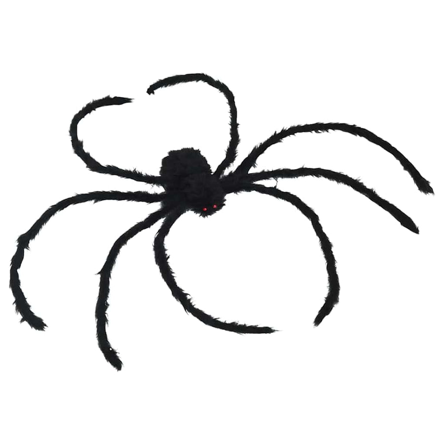 Halloween Spin Decoratie 3 pcs Zwart 150 cm Polyester en staal