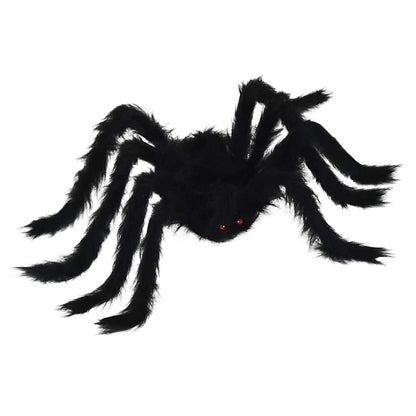 Halloween Spin Decoratie 6 pcs Zwart 75 cm Polyester en staal