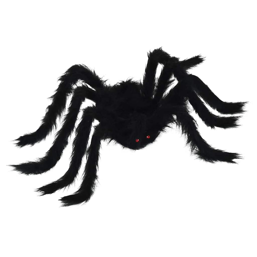 Halloween Spin Decoratie 6 pcs Zwart 75 cm Polyester en staal