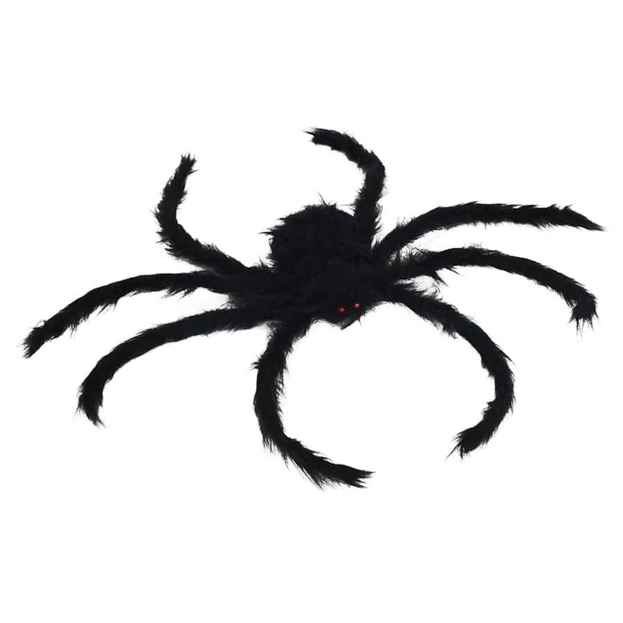 Halloween Spin Decoratie 6 pcs Zwart 75 cm Polyester en staal