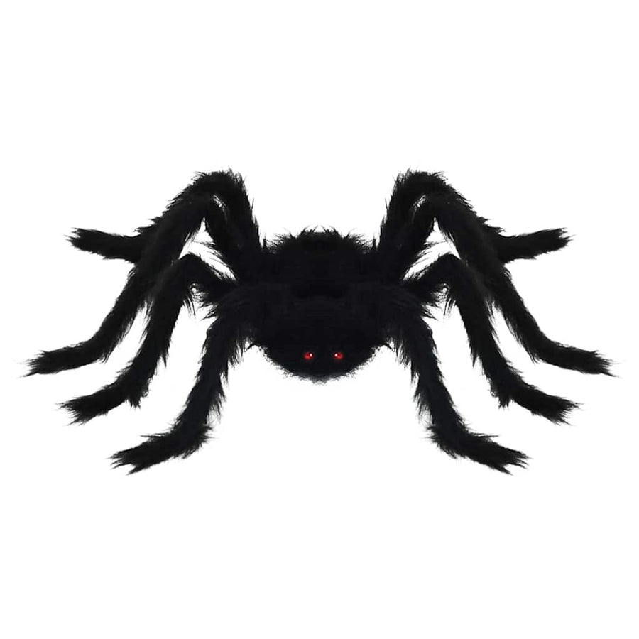 Halloween Spin Decoratie 6 pcs Zwart 75 cm Polyester en staal