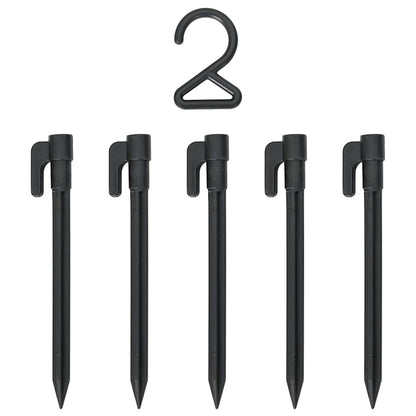 home trainer 4 pcs Zwart en wit 150 cm Polyester