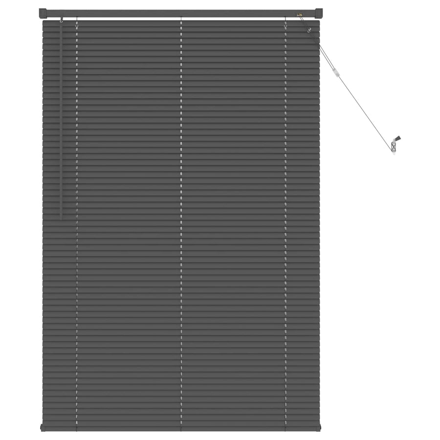 Venetiaanse Blind Verstelbaar Zilvergrijs 150 x 70 cm PVC