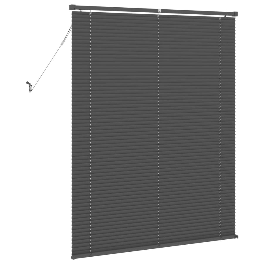 Venetiaanse Blind Verstelbaar Zilvergrijs 150 x 120 cm PVC
