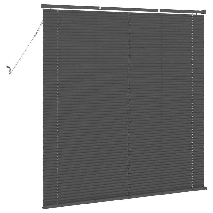 Venetiaanse Blind Verstelbaar Zilvergrijs 150 x 130 cm PVC