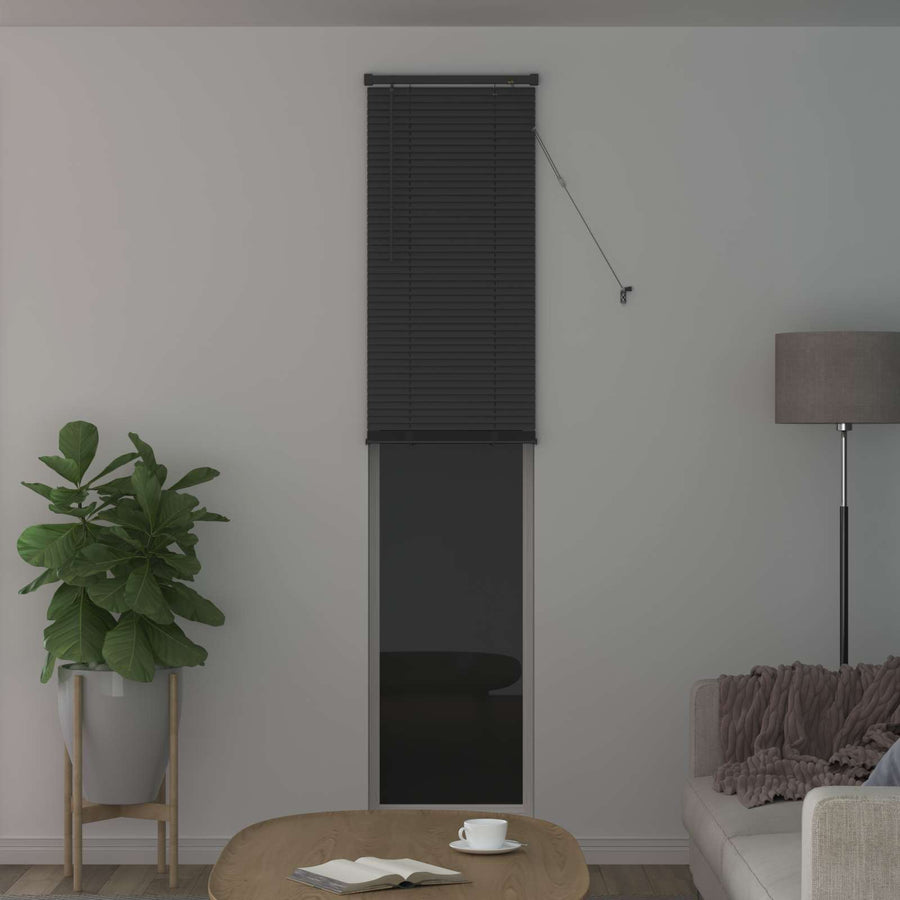 Venetiaanse Blind Verstelbaar Zilvergrijs 213 x 40 cm PVC