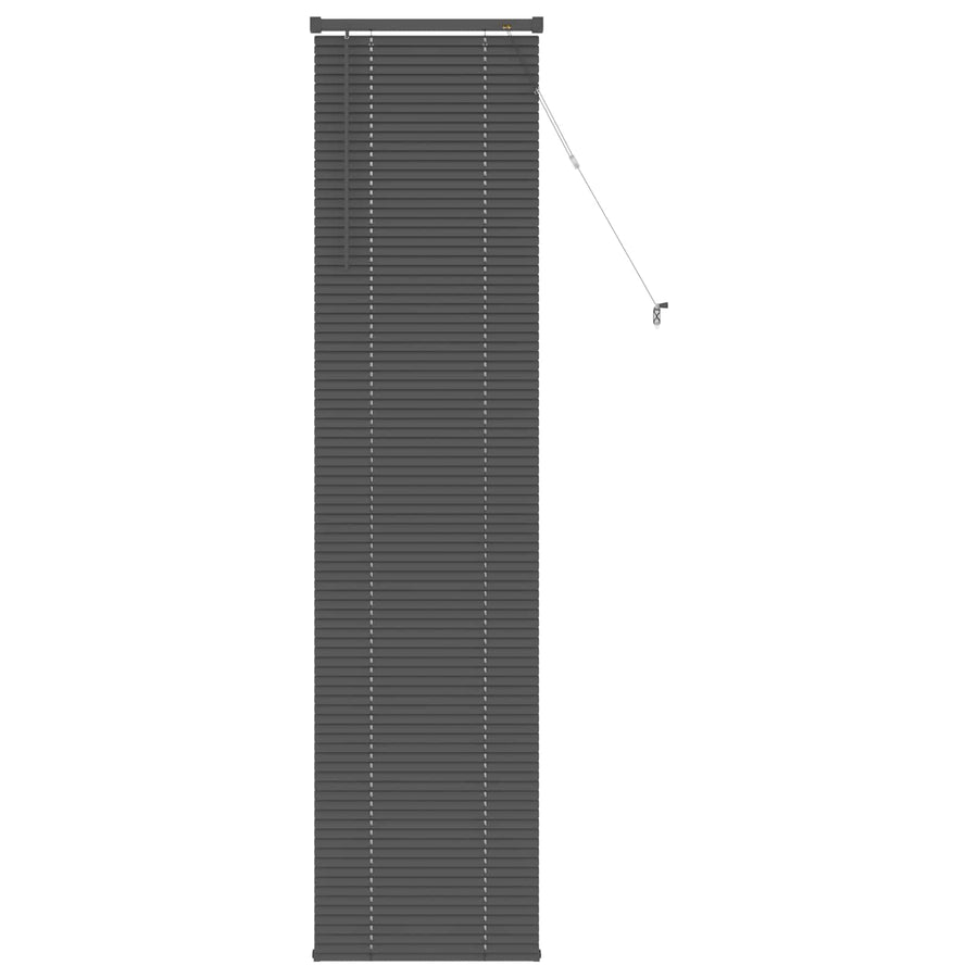 Venetiaanse Blind Verstelbaar Zilvergrijs 213 x 40 cm PVC