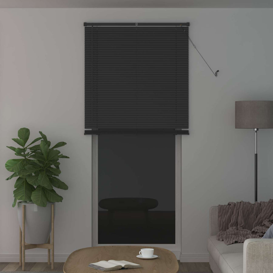 Venetiaanse Blind Verstelbaar Zilvergrijs 213 x 80 cm PVC