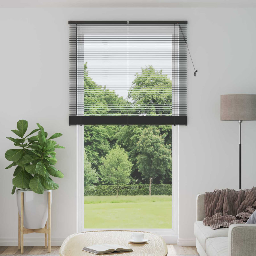 Venetiaanse Blind Verstelbaar Zilvergrijs 213 x 120 cm PVC