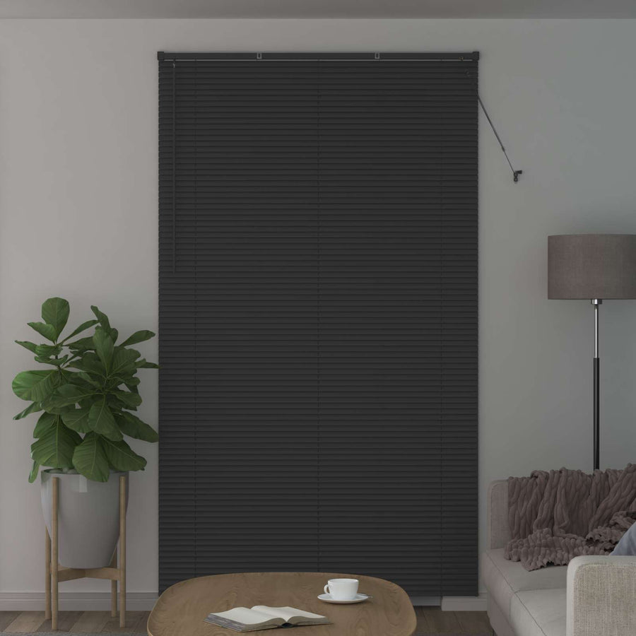Venetiaanse Blind Verstelbaar Zilvergrijs 213 x 130 cm PVC