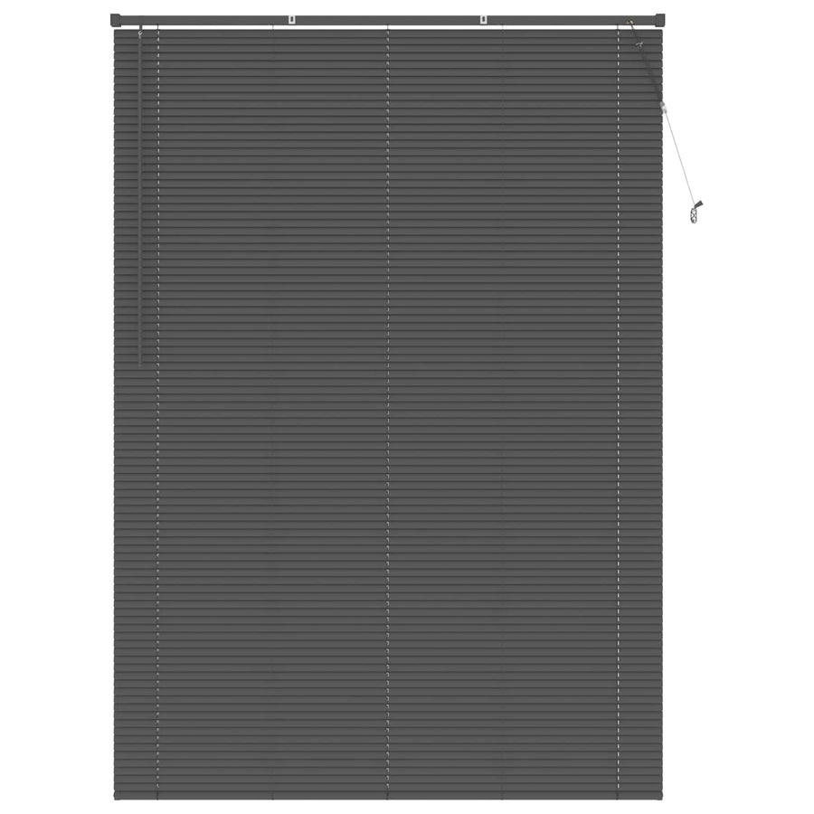 Venetiaanse Blind Verstelbaar Zilvergrijs 213 x 130 cm PVC