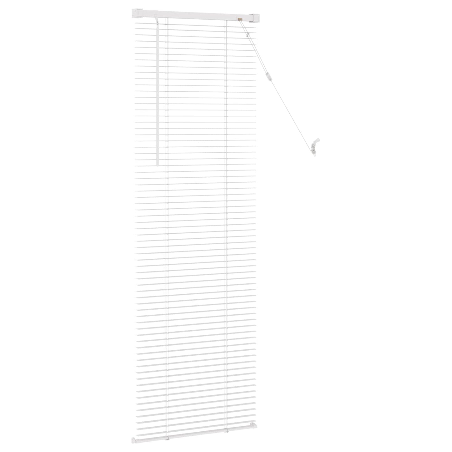 Venetiaanse Blind Verstelbaar Wit 150 x 60 cm PVC