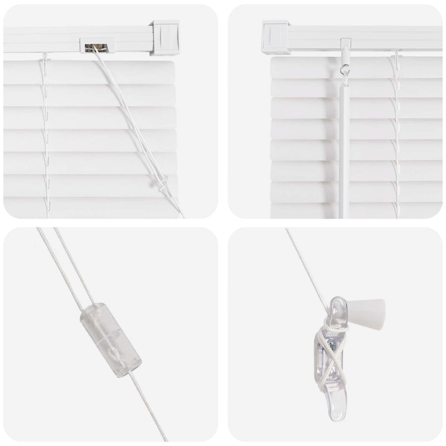Venetiaanse Blind Verstelbaar Wit 150 x 70 cm PVC