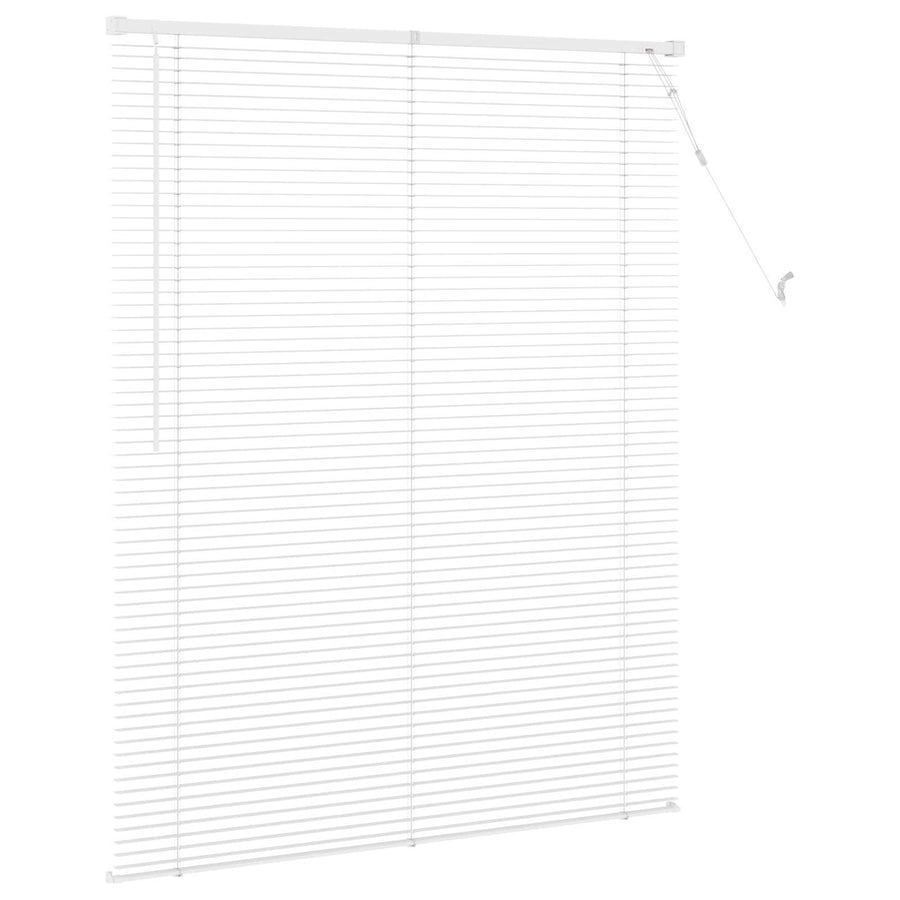 Venetiaanse Blind Verstelbaar Wit 150 x 110 cm PVC