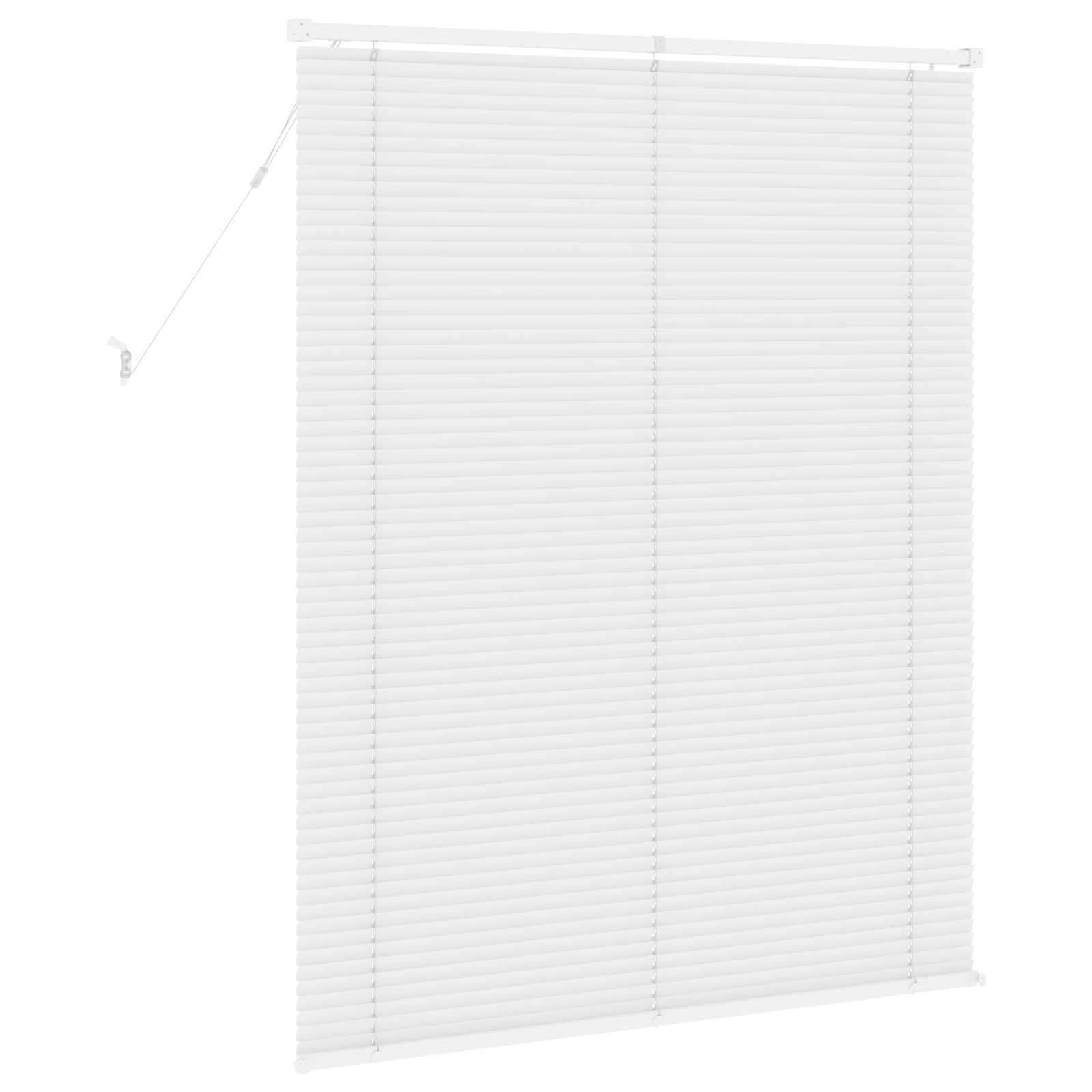 Venetiaanse Blind Verstelbaar Wit 150 x 110 cm PVC