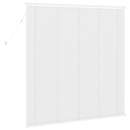 Venetiaanse Blind Verstelbaar Wit 150 x 150 cm PVC