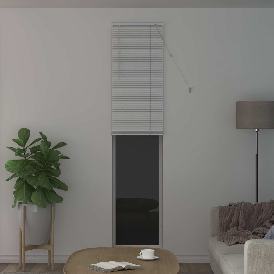 Venetiaanse Blind Verstelbaar Wit 213 x 40 cm PVC