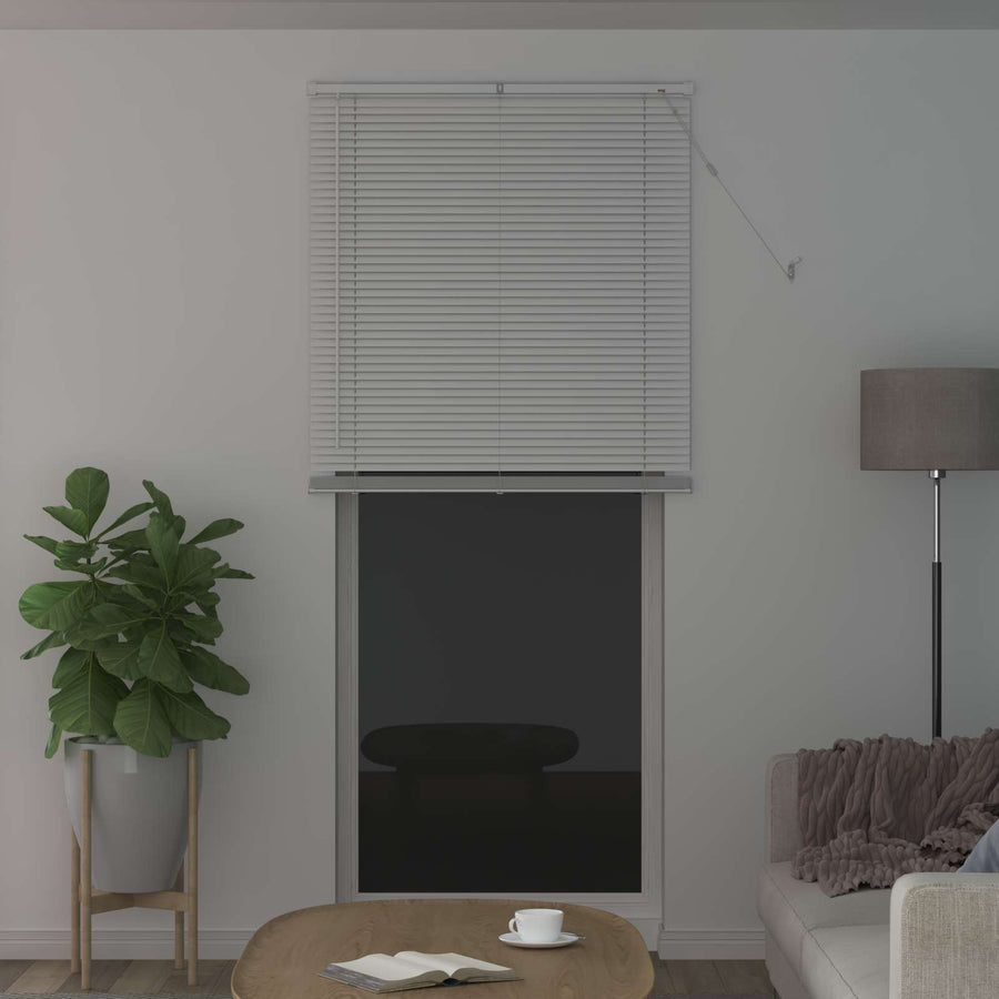Venetiaanse Blind Verstelbaar Wit 213 x 100 cm PVC