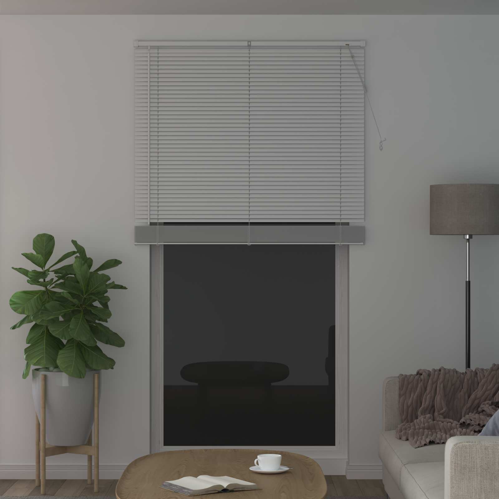Venetiaanse Blind Verstelbaar Wit 213 x 120 cm PVC