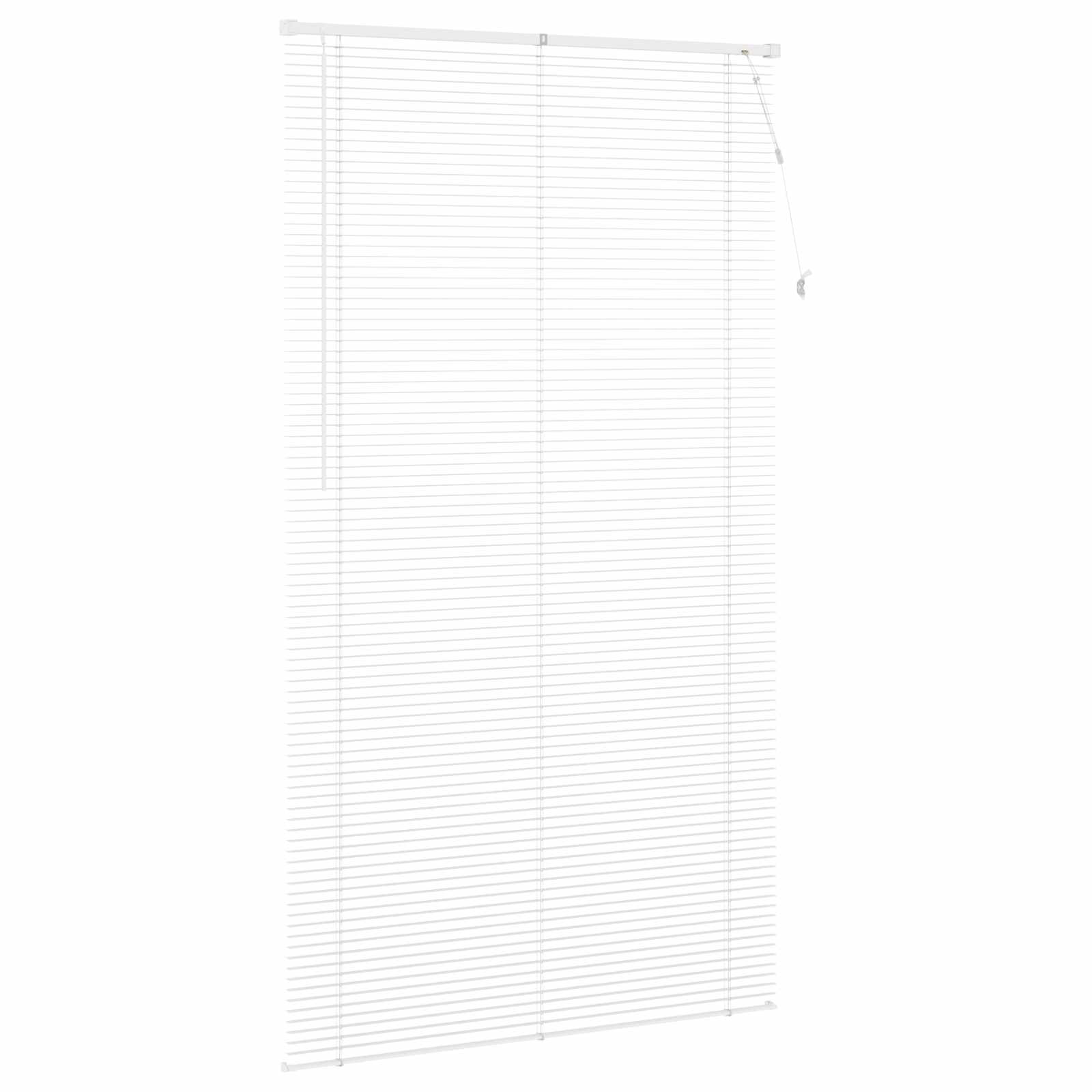 Venetiaanse Blind Verstelbaar Wit 213 x 120 cm PVC