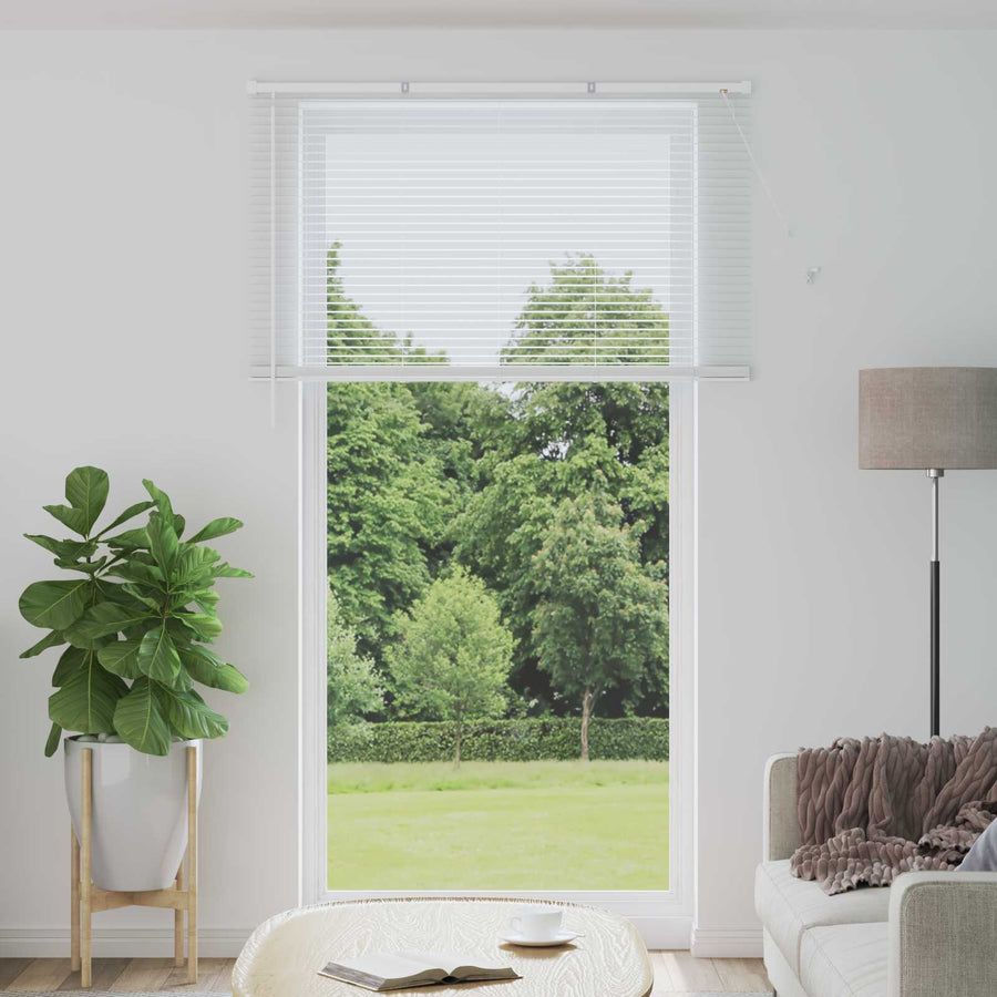 Venetiaanse Blind Verstelbaar Wit 213 x 130 cm PVC