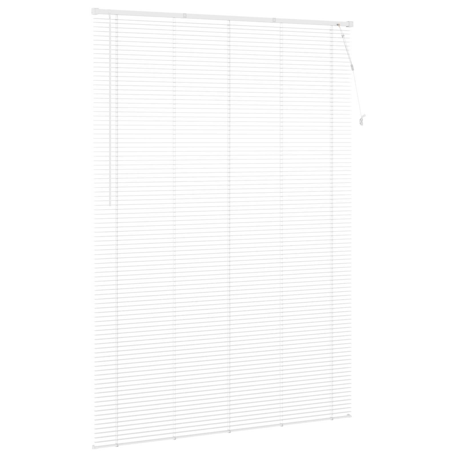 Venetiaanse Blind Verstelbaar Wit 213 x 140 cm PVC