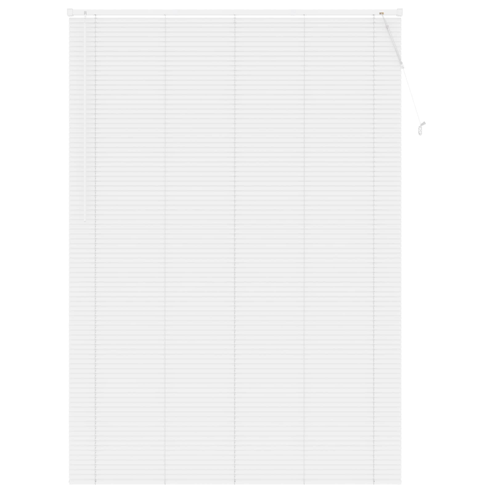 Venetiaanse Blind Verstelbaar Wit 213 x 140 cm PVC