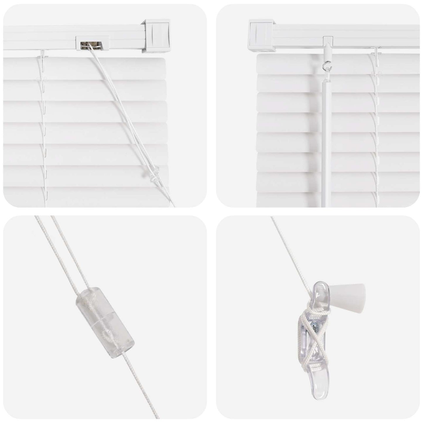 Venetiaanse Blind Verstelbaar Wit 213 x 150 cm PVC
