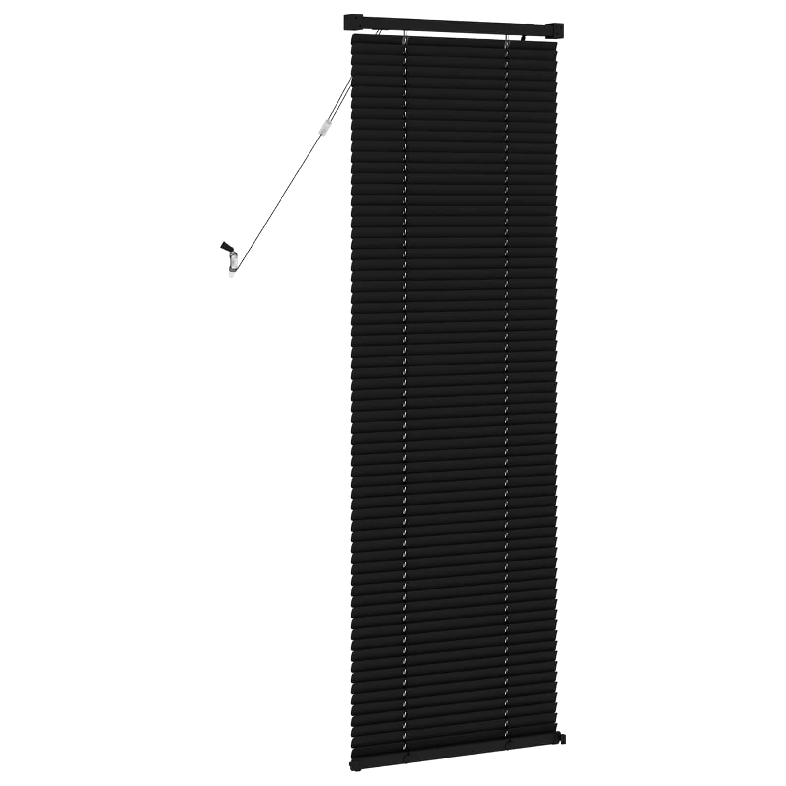 Venetiaanse Blind Verstelbaar Zwart 150 x 50 cm PVC