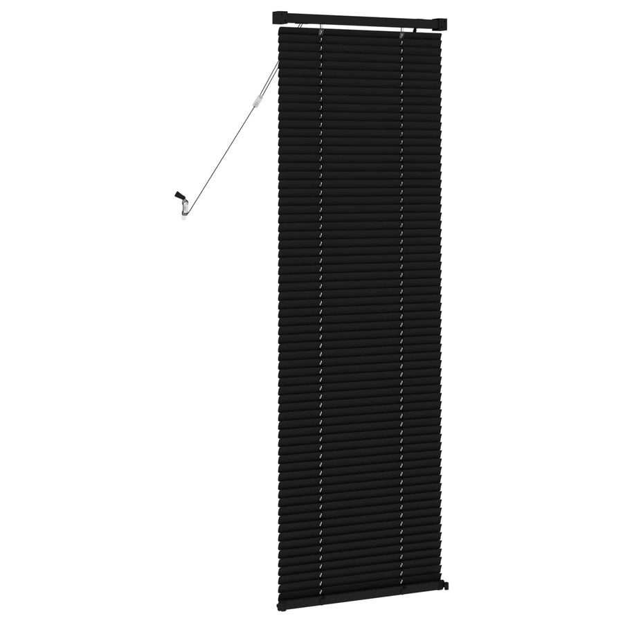 Venetiaanse Blind Verstelbaar Zwart 150 x 50 cm PVC