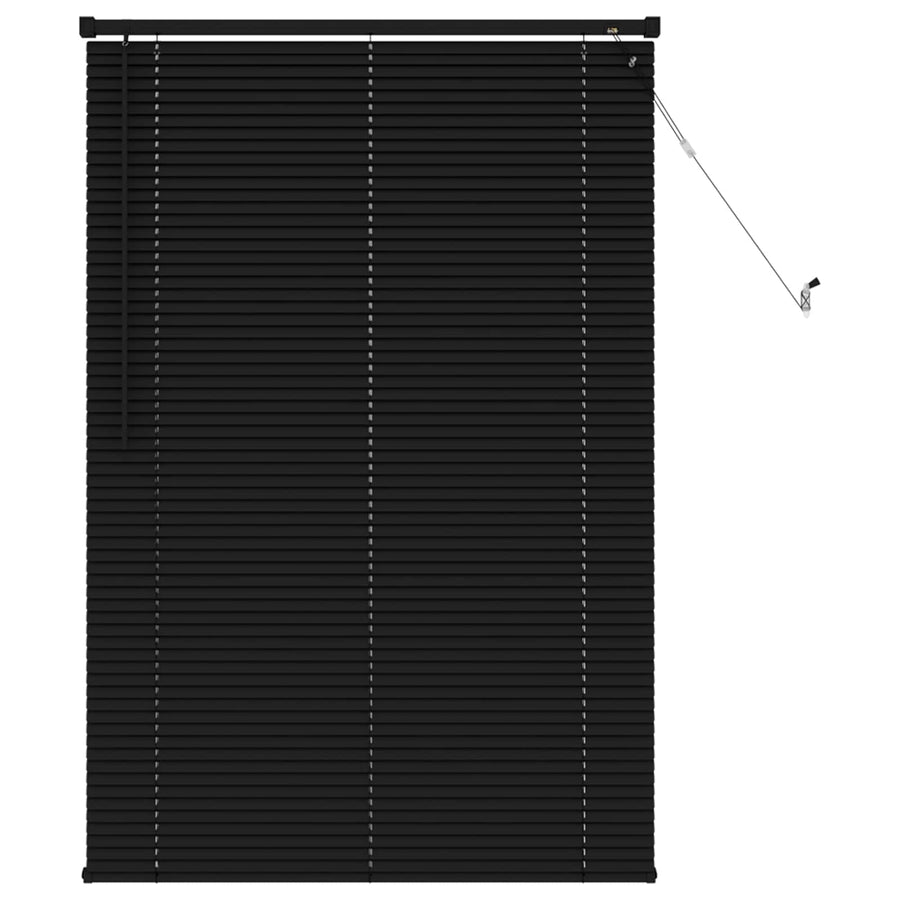 Venetiaanse Blind Verstelbaar Zwart 150 x 70 cm PVC