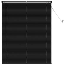 Venetiaanse Blind Verstelbaar Zwart 150 x 110 cm PVC