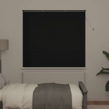 Venetiaanse Blind Verstelbaar Zwart 150 x 130 cm PVC