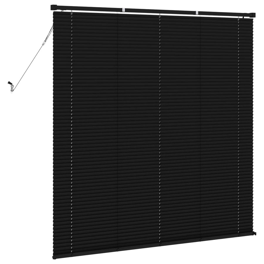 Venetiaanse Blind Verstelbaar Zwart 150 x 130 cm PVC