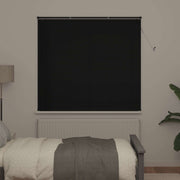 Venetiaanse jaloezie 150x140 cm zwart PVC