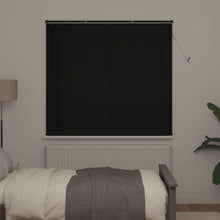 Venetiaanse Blind Verstelbaar Zwart 150 x 140 cm PVC
