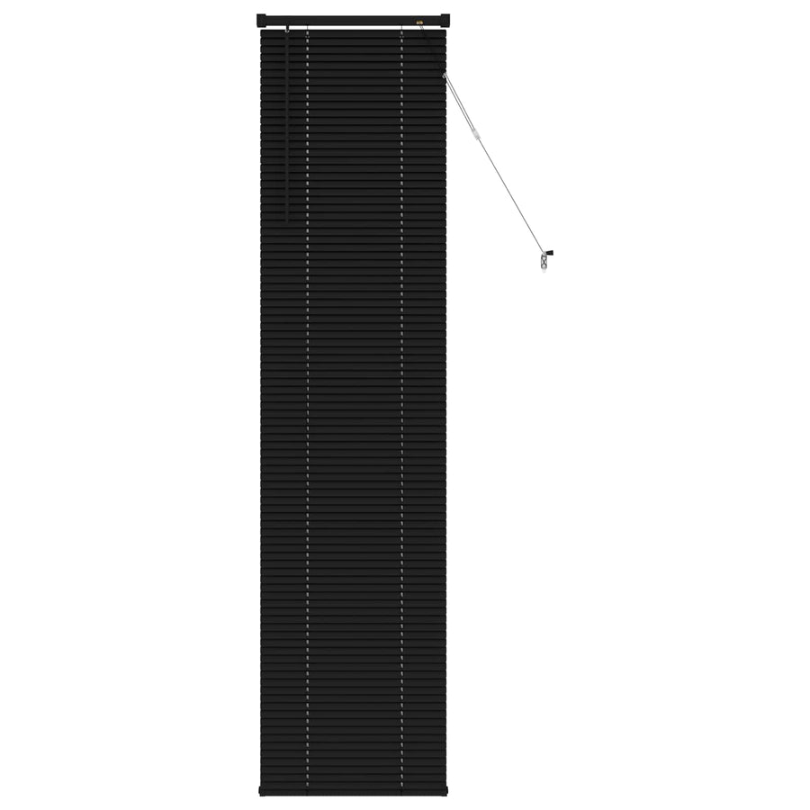 Venetiaanse Blind Verstelbaar Zwart 213 x 40 cm PVC