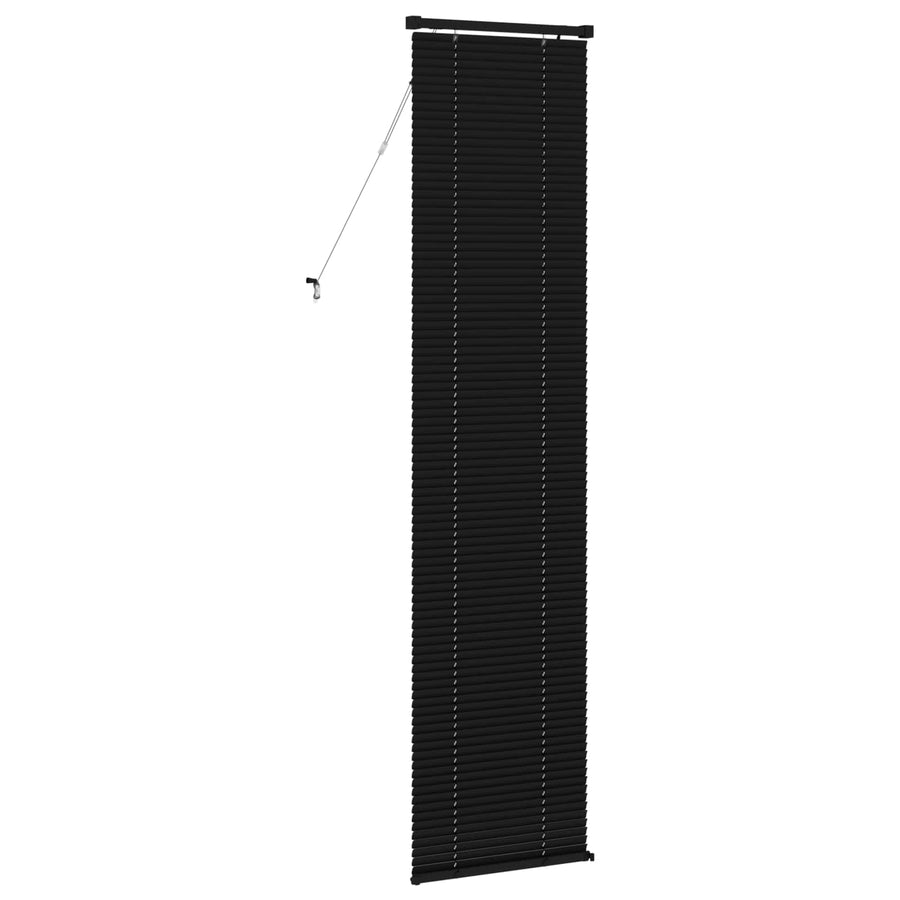 Venetiaanse Blind Verstelbaar Zwart 213 x 50 cm PVC