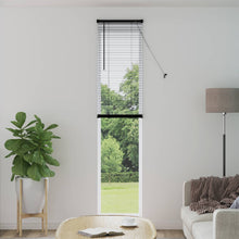 Venetiaanse Blind Verstelbaar Zwart 213 x 60 cm PVC